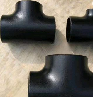 Seamless Reducing Steel Pipe Tee Fittings Asme B16.9 Sch80 Dn500