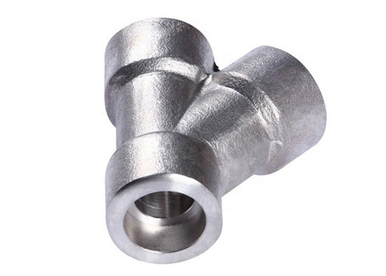 9000lb Forged Steel Pipe Fittings Tee Y Type ANSI B16.11 Standard