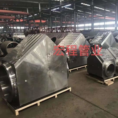 60 Degree Steel Pipe Fittings Tee Wp91 F60 24 Inch ISO Certification