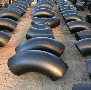 A234 Wp91 raccords en acier allié coude 90 degrés avec peinture noire